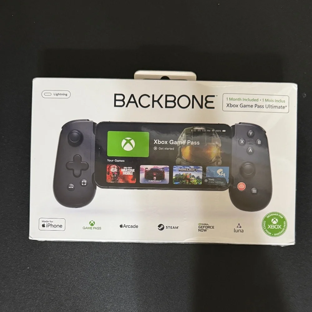BACKBONE One Mobile Gaming Controller (Lightning) Xbox Sealed in Box